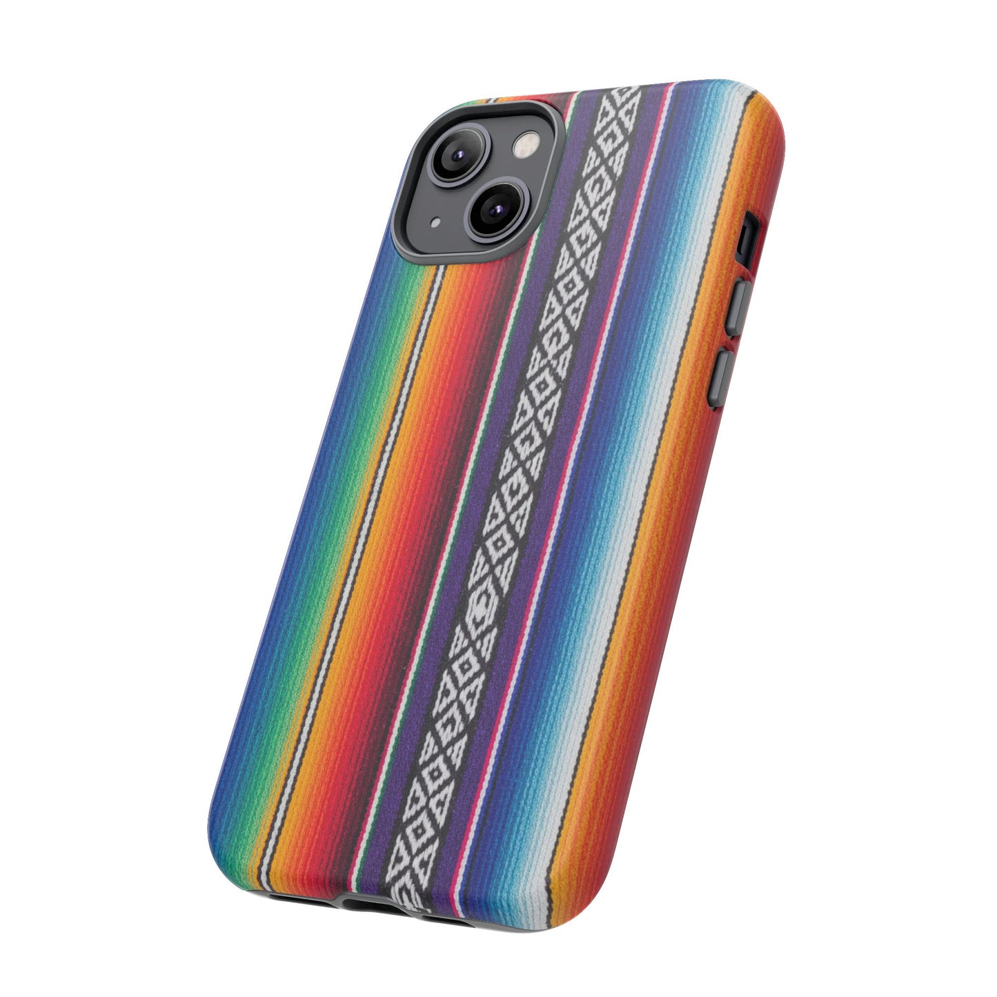 Serape Stripe Phone Case – Colorful Mexican Blanket Pattern Tough Case