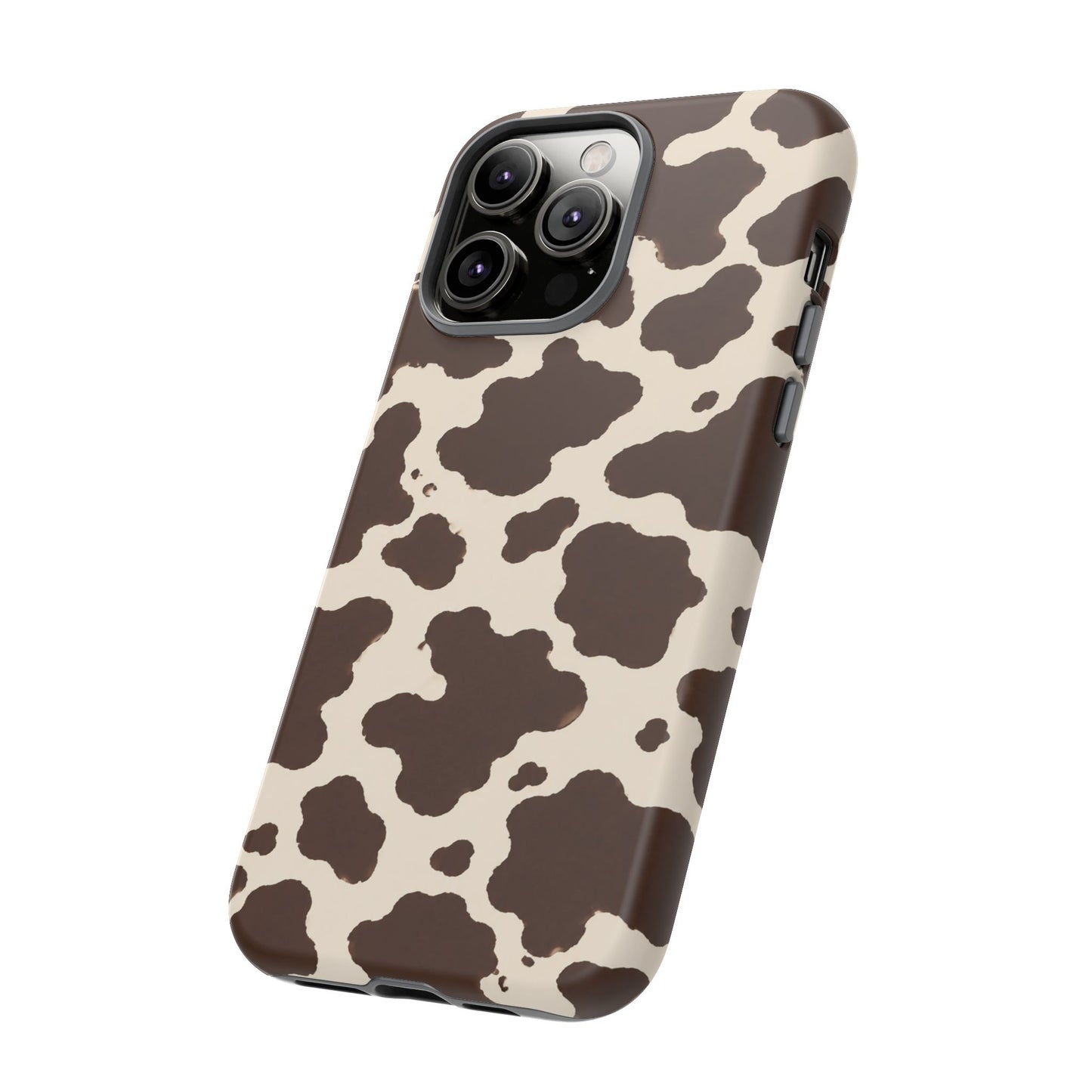 Western Cow Print Tough Phone Case for iPhone Samsung Galaxy Pixel