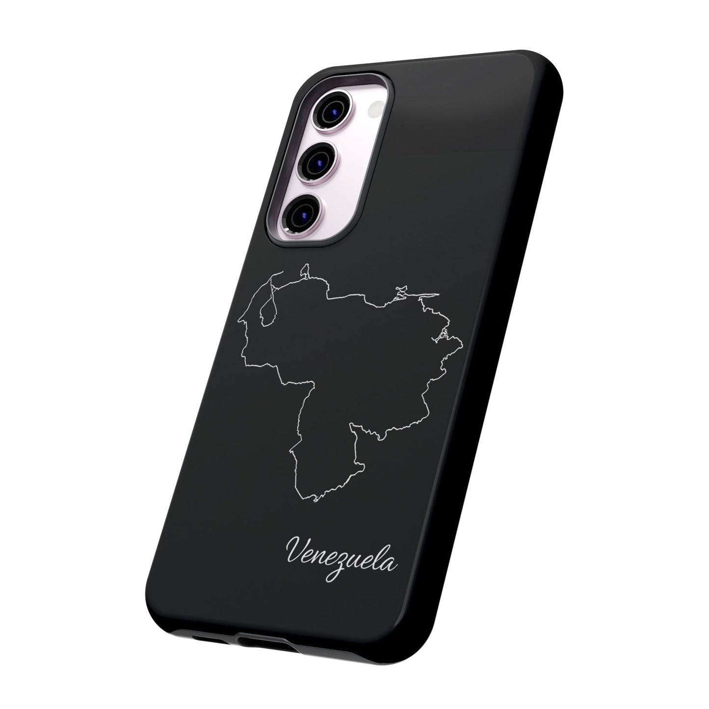 Venezuela Outline Phone Case – Minimal Country Map Tough Case (iPhone, Samsung, Pixel)