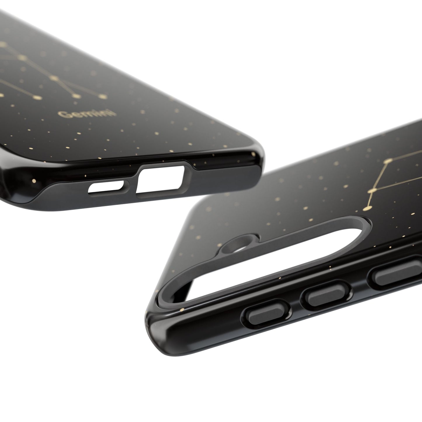 Gemini Zodiac Constellation Phone Case – Luxe Gold Celestial Cover