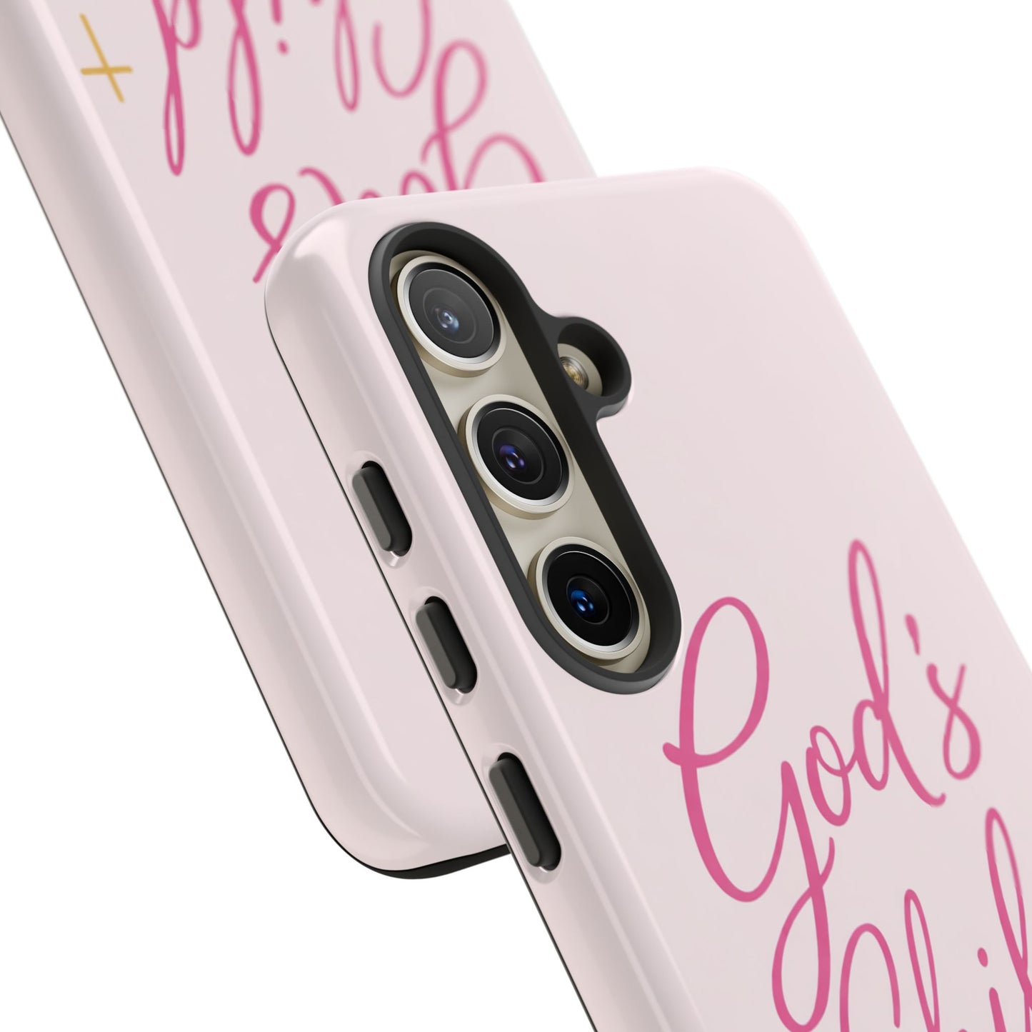 Gods Child Phone Case Christian Pink Aesthetic Tough iPhone Case