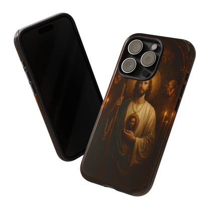 San Judas Phone Case Saint Jude Catholic Saint Religious Art Portrait Tough
