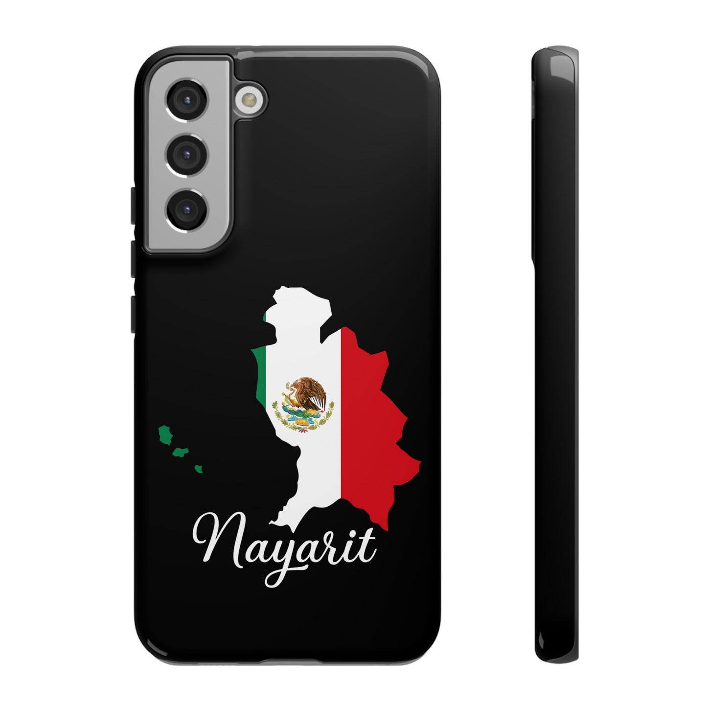 Nayarit Mexico Flag Map Phone Case | Mexican American Pride Tough Case for iPhone & Samsung