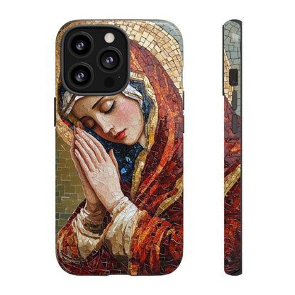 Virgin Mary Phone Case, Catholic Phone Case, Christian Aesthetic Case, Religious iPhone Case, Saint Art Case, Faith Gift