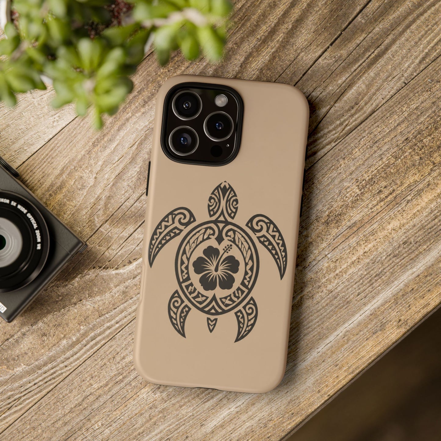 Polynesian Turtle Phone Case | Hawaiian Beach Tough Cover