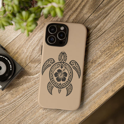 Polynesian Turtle Phone Case | Hawaiian Beach Tough Cover