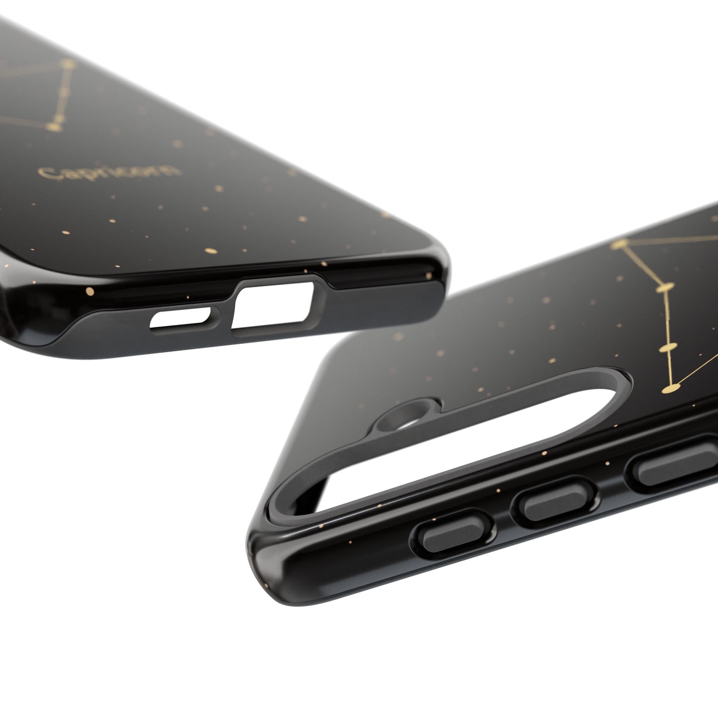 Capricorn Zodiac Constellation Phone Case – Luxe Gold Celestial Cover