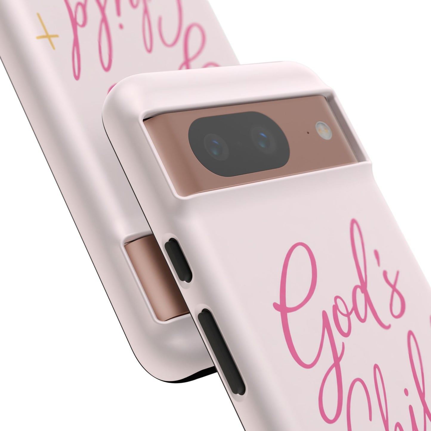 Gods Child Phone Case Christian Pink Aesthetic Tough iPhone Case