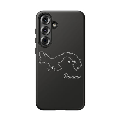 Panama Outline Phone Case – Minimal Country Map Tough Case (iPhone, Samsung, Pixel)