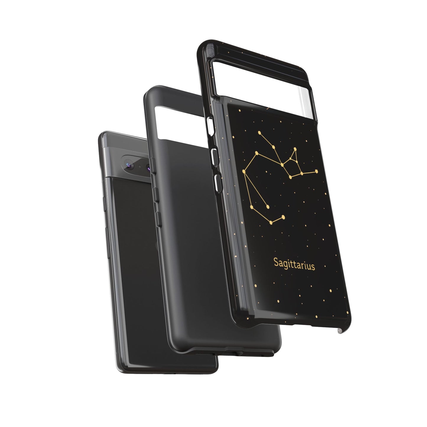 Sagittarius Zodiac Constellation Phone Case – Luxe Gold Celestial Cover