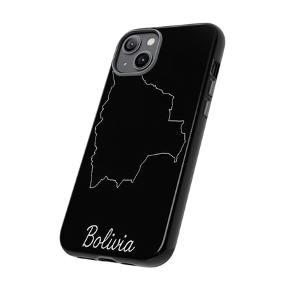 Bolivia Outline Phone Case – Minimal Country Map Tough Cover