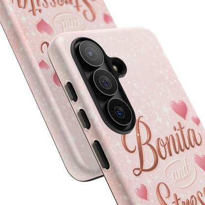 Bonita Stressita Phone Case Cute Latina Aesthetic Pink Coquette Case