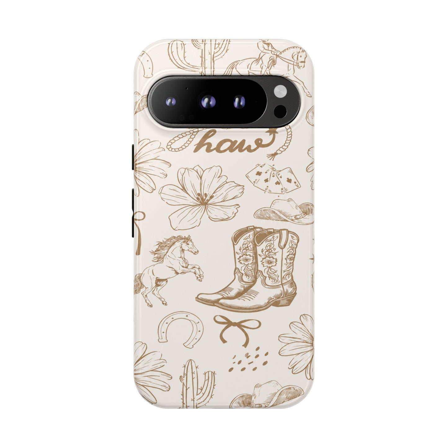 Western Cowgirl Phone Case for iPhone Samsung Galaxy Pixel Tough Case