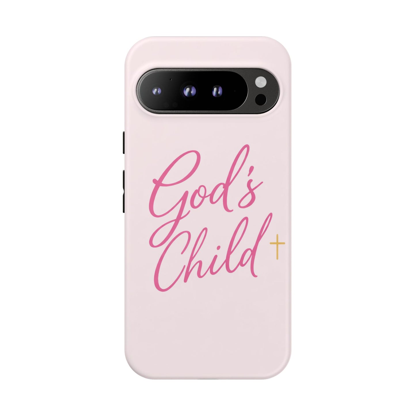 Gods Child Phone Case Christian Pink Aesthetic Tough iPhone Case