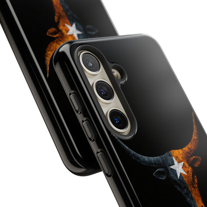 Texas Longhorn Skull Phone Case Western Cowboy Bull iPhone Samsung Cover