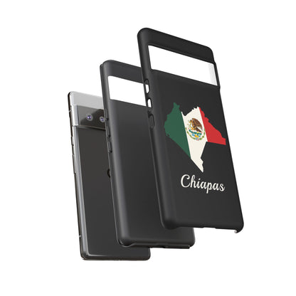 Chiapas Mexico Flag Map Phone Case | Mexican American Pride Tough Case for iPhone & Samsung
