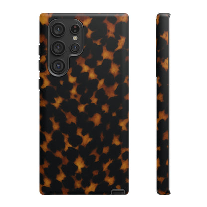 Tortoiseshell Phone Case – Brown Leopard Pattern Luxury Tough Protective Case
