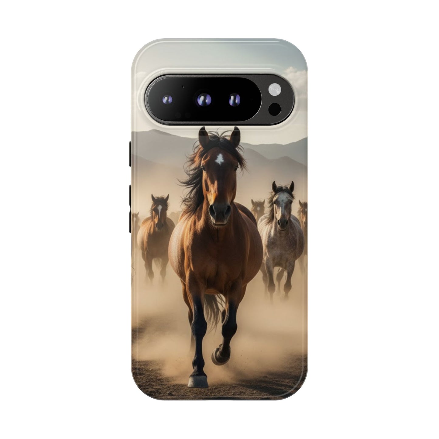 Running Horses Phone Case – Wild Mustang Herd Tough Case (iPhone, Samsung, Pixel)