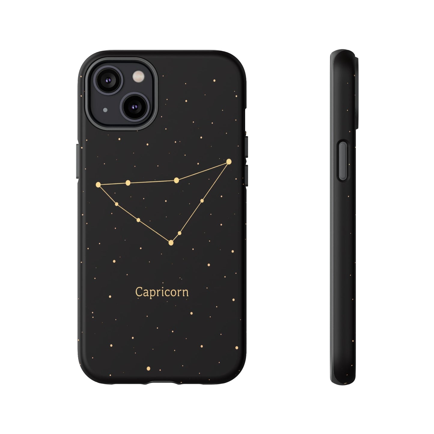 Capricorn Zodiac Constellation Phone Case – Luxe Gold Celestial Cover