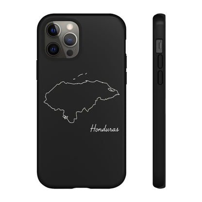 Honduras Outline Phone Case – Minimal Country Map Tough Case (iPhone, Samsung, Pixel)