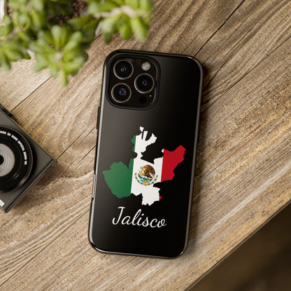 Jalisco Mexico Flag Map Phone Case | Mexican American Pride Tough Case for iPhone & Samsung