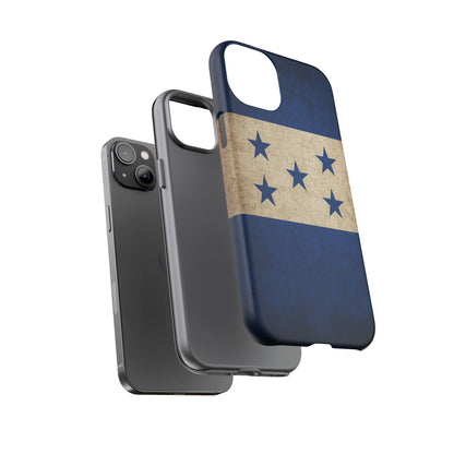 Honduras Flag Phone Case | Vintage Honduran Flag iPhone & Samsung Tough Protective Case