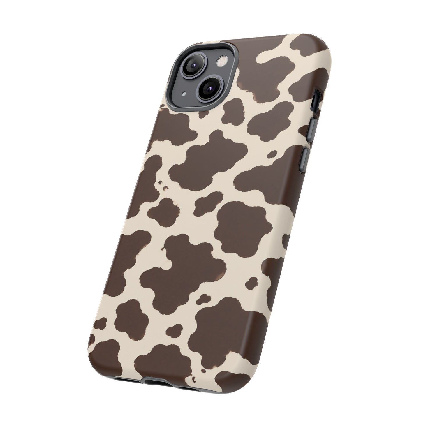 Western Cow Print Tough Phone Case for iPhone Samsung Galaxy Pixel