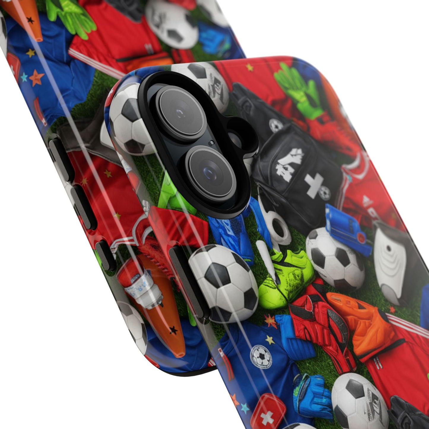 Soccer Ball Pattern Phone Case – Sports Fan Tough Protective Game Day Case