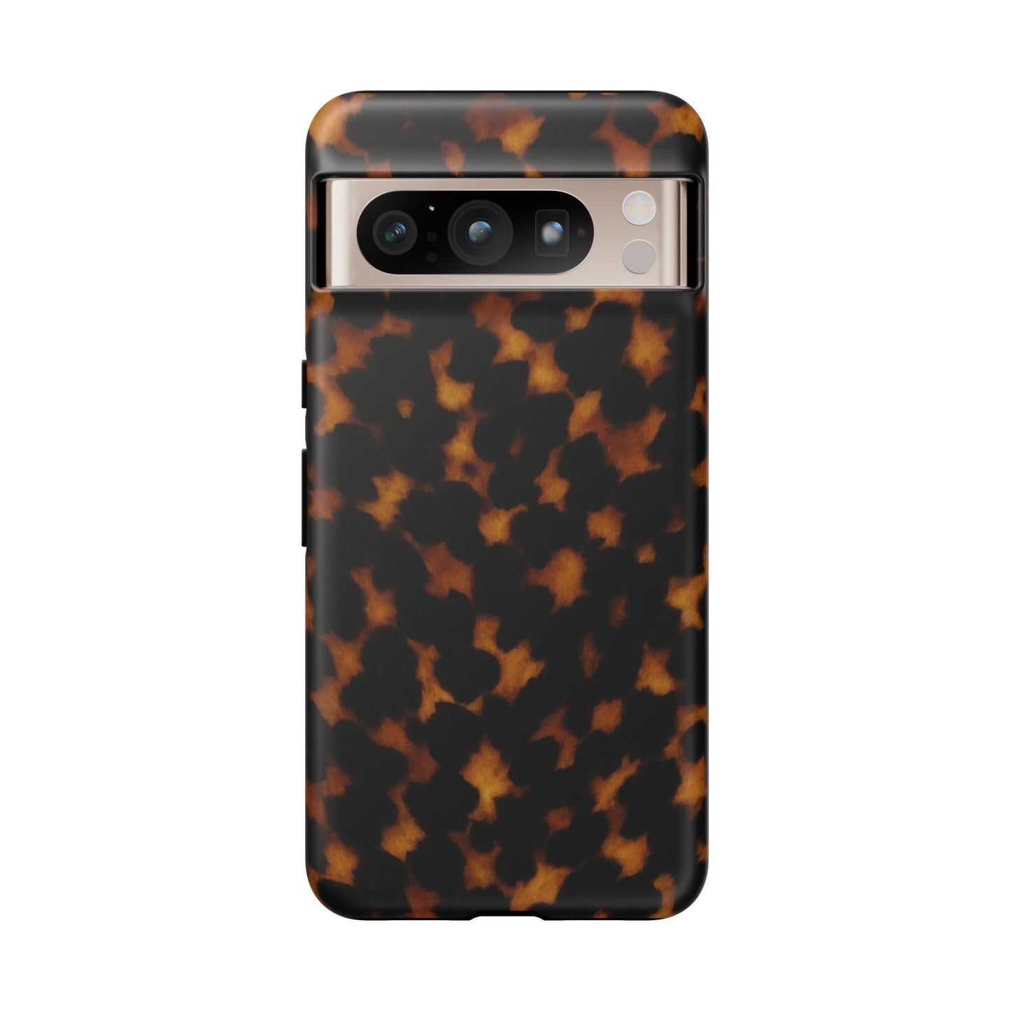 Tortoiseshell Phone Case – Brown Leopard Pattern Luxury Tough Protective Case