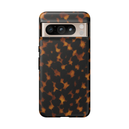 Tortoiseshell Phone Case – Brown Leopard Pattern Luxury Tough Protective Case