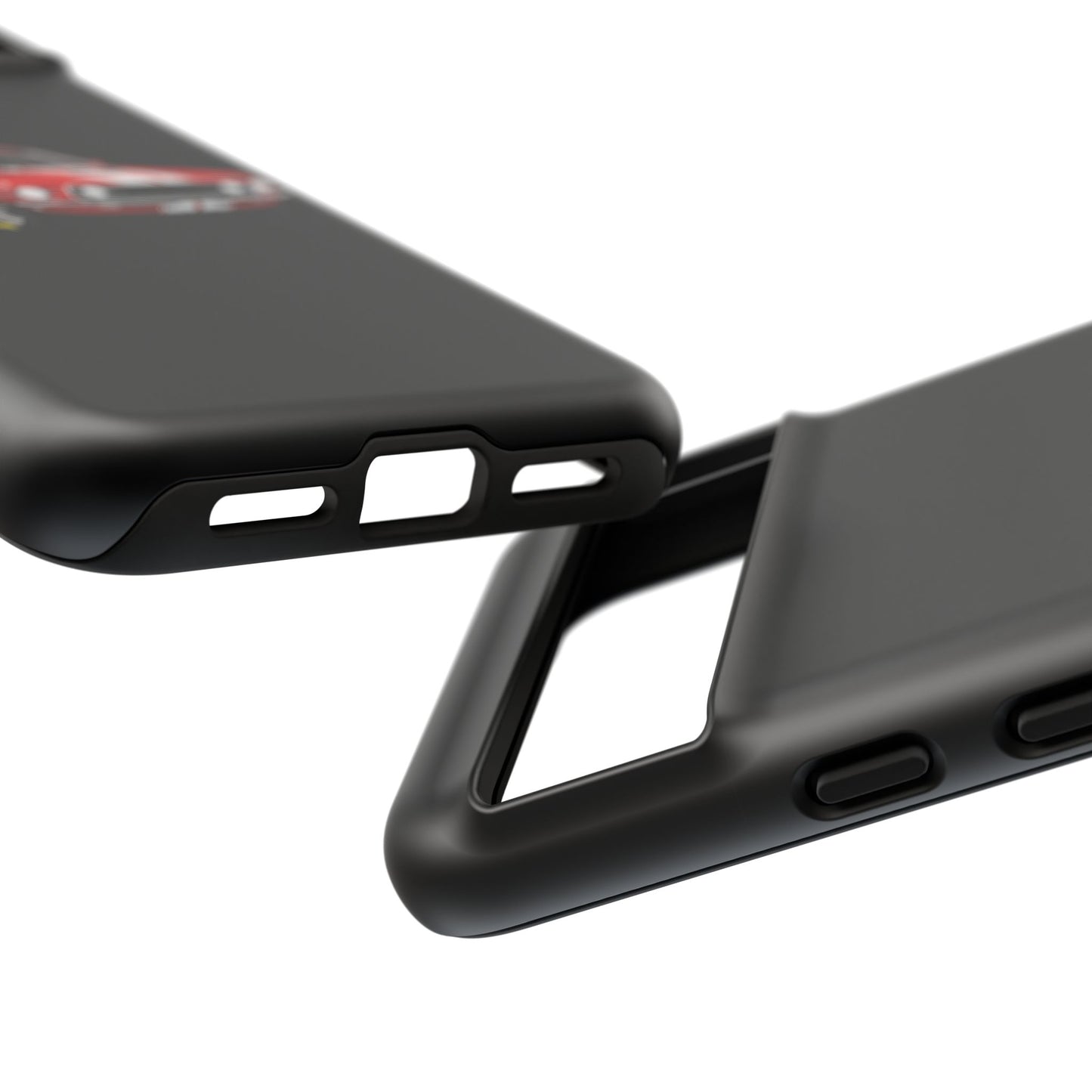 Red Muscle Car Phone Case – Classic Car Racing Tough Protective Case