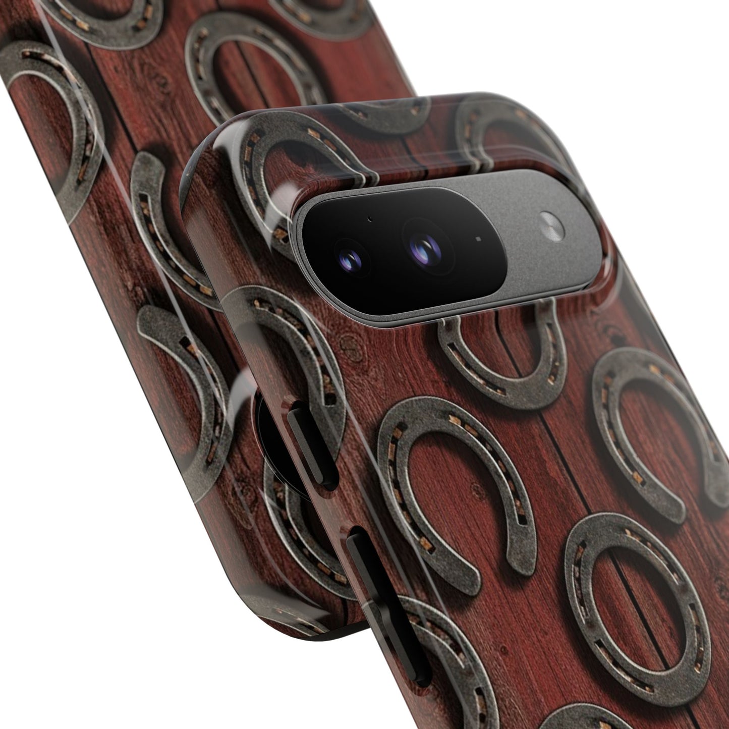 Rustic Horseshoe Western Phone Case – Cowboy Country Ranch Tough Case