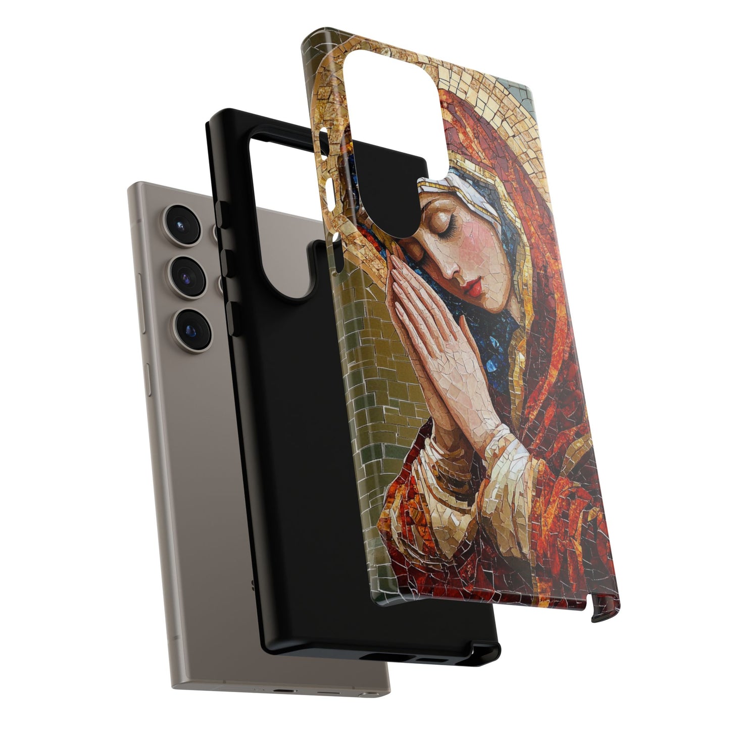 Virgin Mary Phone Case, Catholic Phone Case, Christian Aesthetic Case, Religious iPhone Case, Saint Art Case, Faith Gift