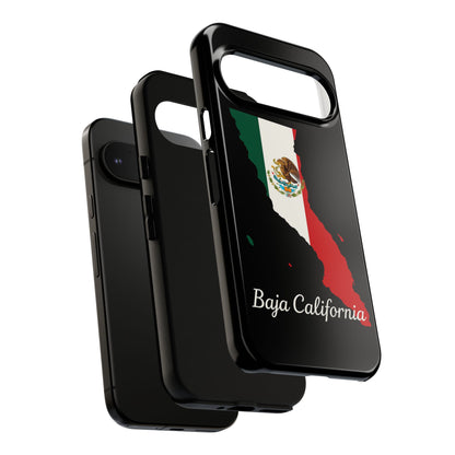 Baja California Mexico Flag Map Phone Case | Mexican American Pride Tough Case for iPhone & Samsung