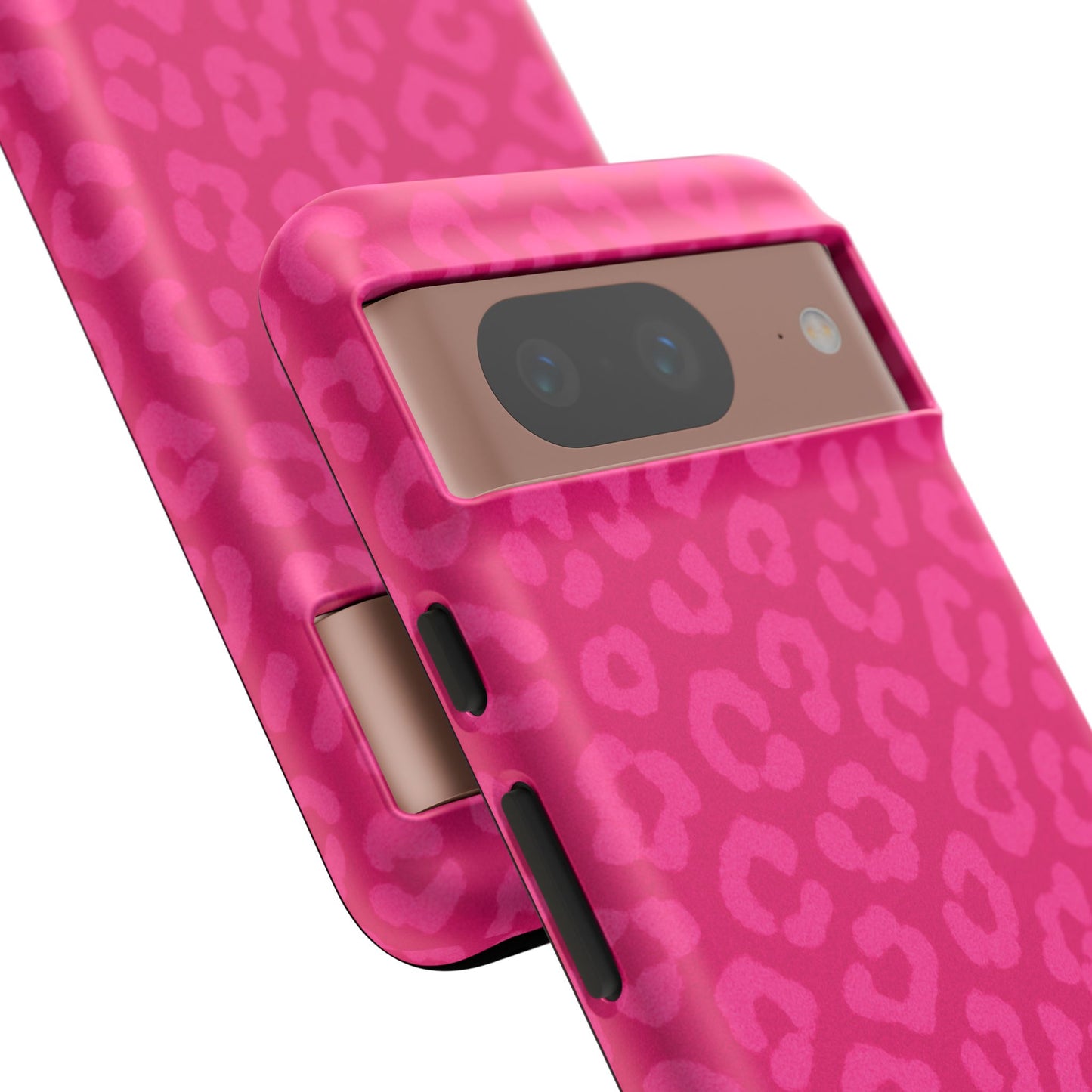 Hot Pink Leopard Print Phone Case – Bold Coquette Leopard Tough Case