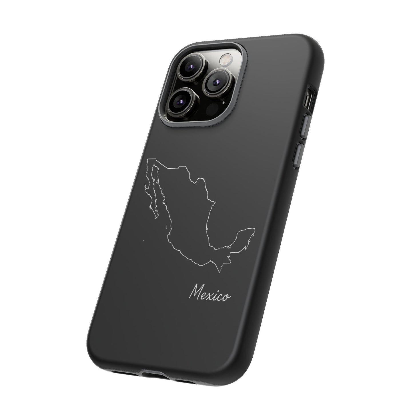 Mexico Outline Phone Case – Minimal Country Map Tough Case (iPhone, Samsung, Pixel)