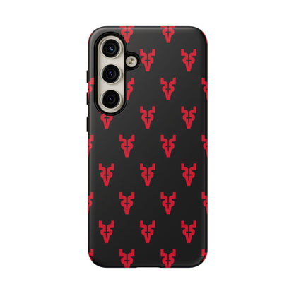 Mazatlán Bull Phone Case – Black Red Streetwear Tough Shockproof Cover