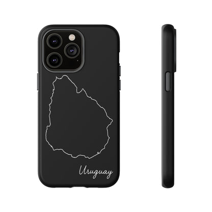 Uruguay Outline Phone Case – Minimal Country Map Tough Case (iPhone, Samsung, Pixel)