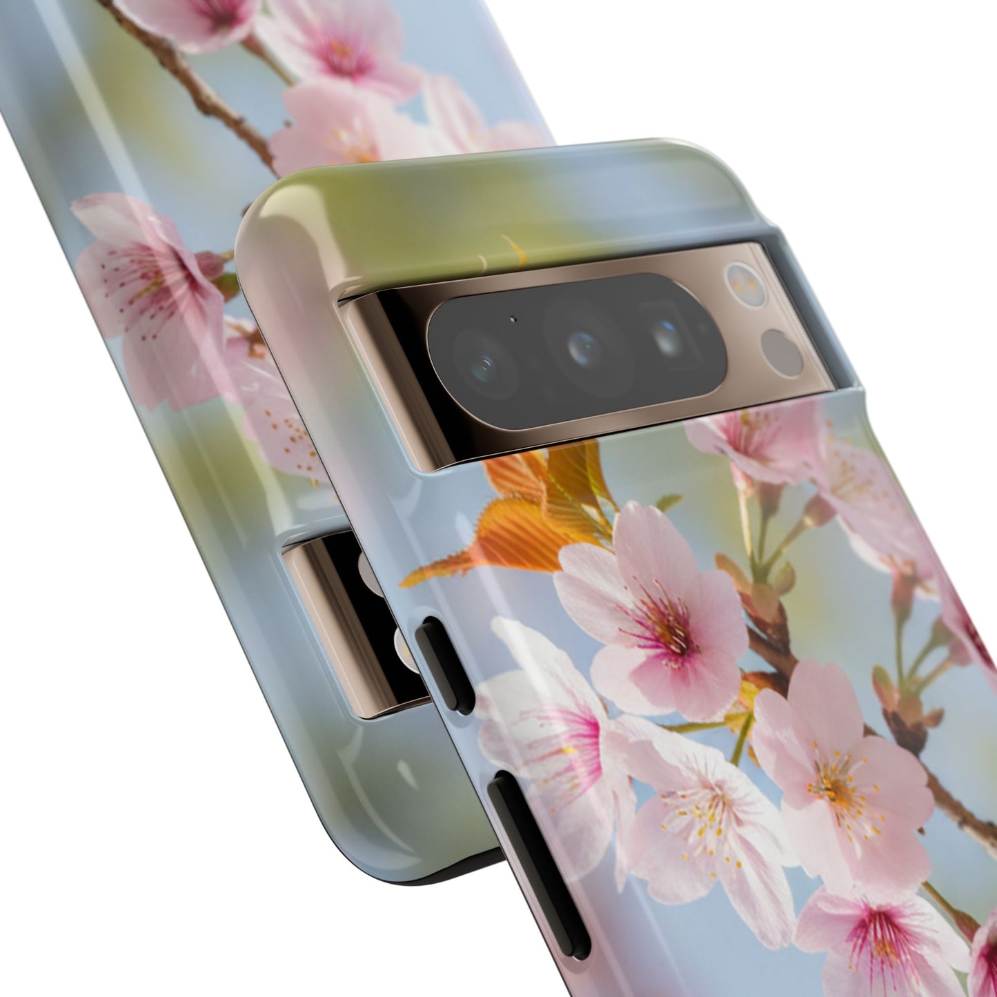 Cherry Blossom Phone Case – Pink Floral Tough Case (iPhone, Samsung Galaxy, Pixel)