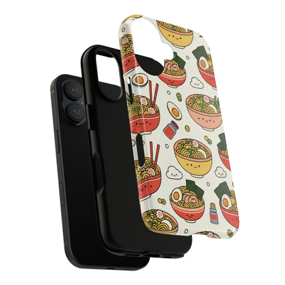 Kawaii Ramen Phone Case – Cute Japanese Food Pattern | Noodle Bowl Aesthetic Case