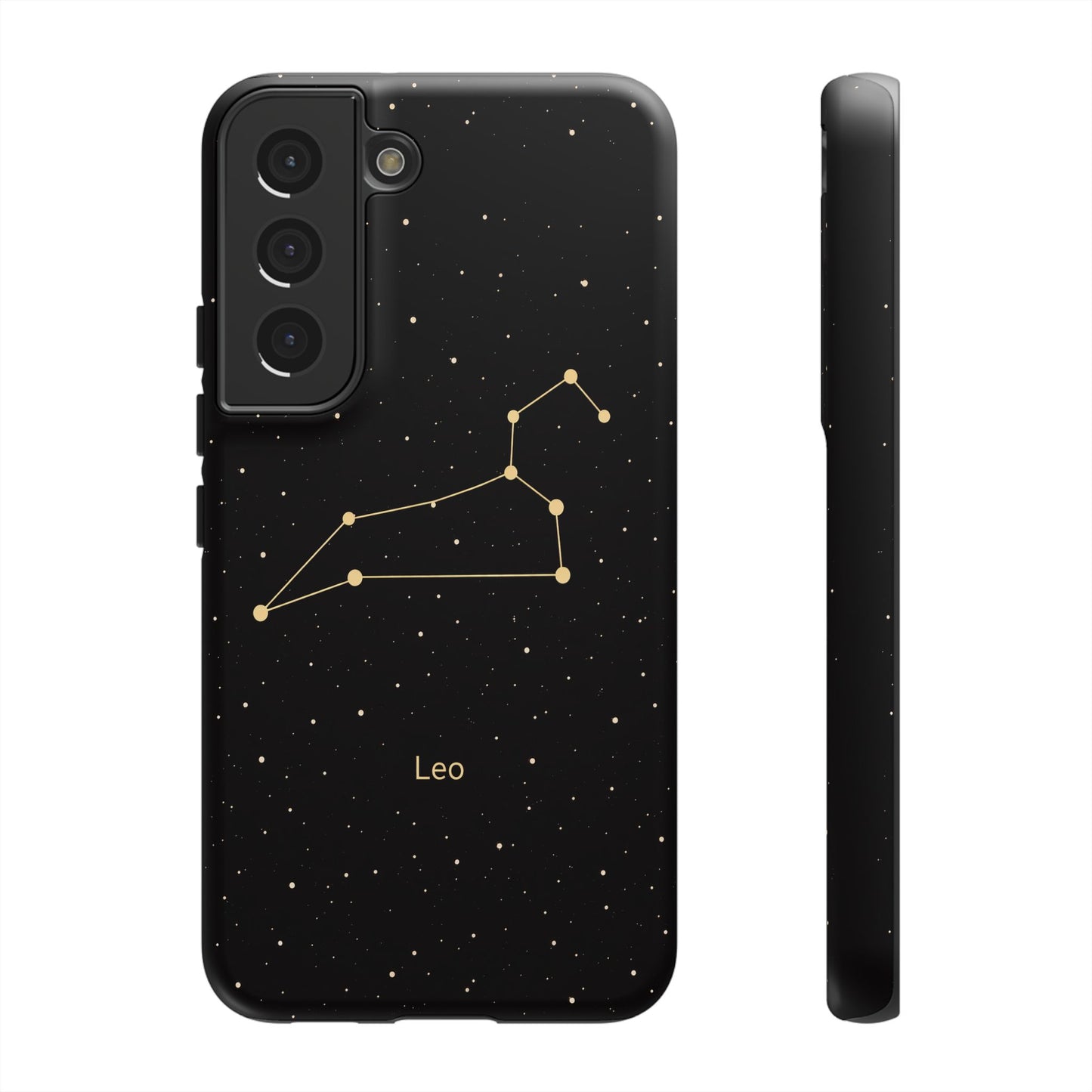 Leo Zodiac Constellation Phone Case – Luxe Gold Celestial Cover