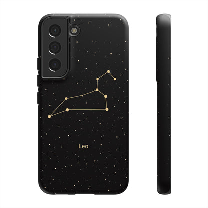 Leo Zodiac Constellation Phone Case – Luxe Gold Celestial Cover