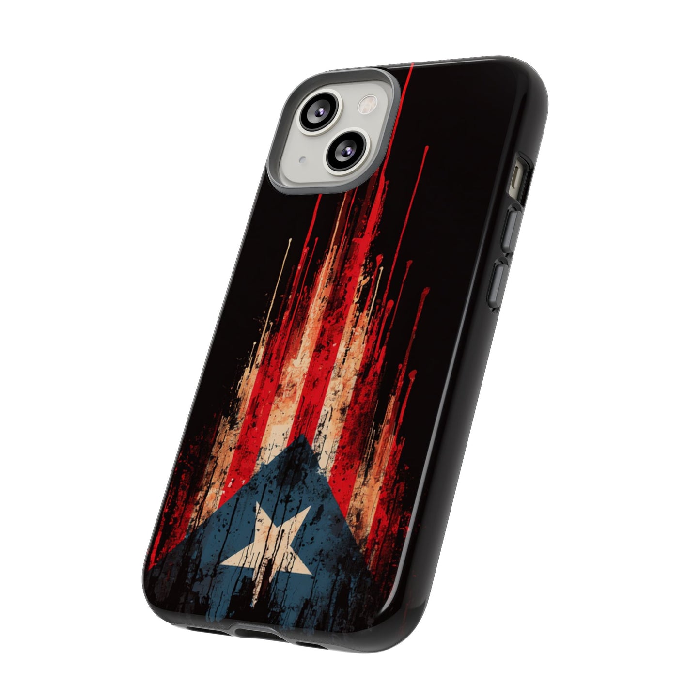 Puerto Rico Flag Phone Case | Distressed Puerto Rican Flag Tough Case | Boricua Pride Protective iPhone Samsung Cover