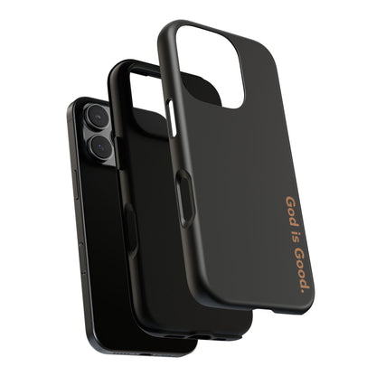 God Is Good Phone Case Minimal Aesthetic Christian Tough Cover