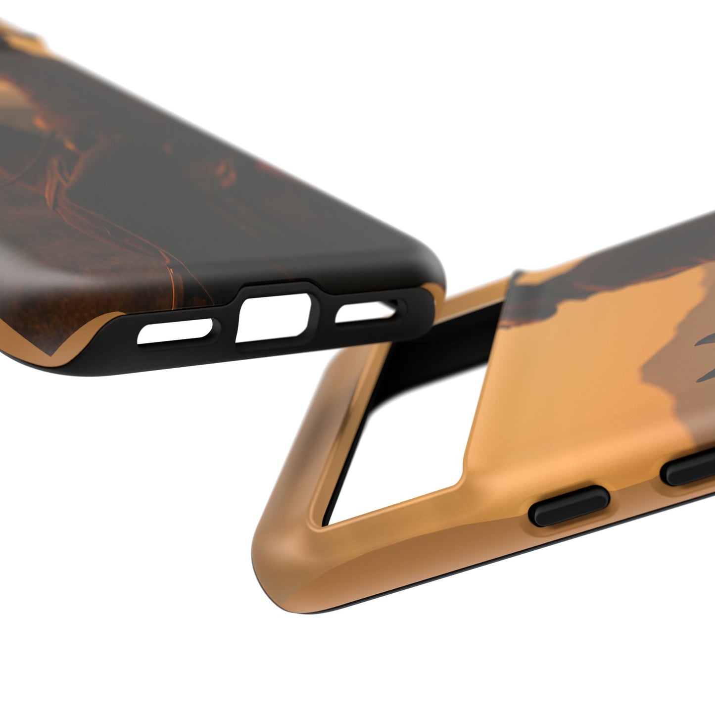 Western Cowboy Sunset Phone Case | Horse Rider Desert Aesthetic Tough Protective Case
