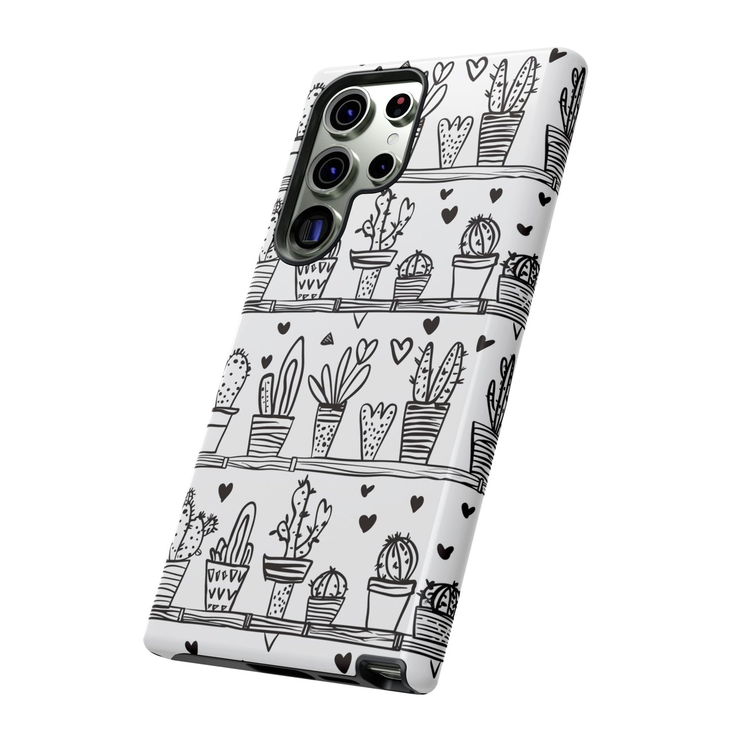 Cactus Succulent Phone Case Cute Plant Aesthetic iPhone Samsung Cover