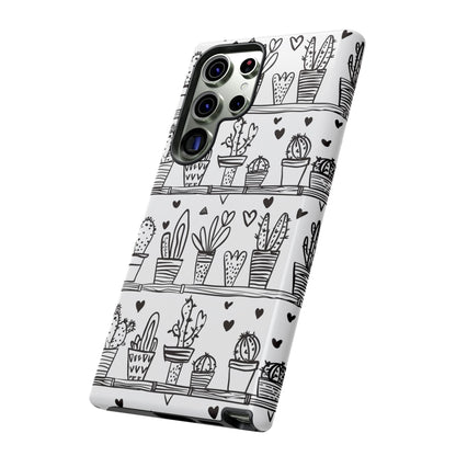 Cactus Succulent Phone Case Cute Plant Aesthetic iPhone Samsung Cover