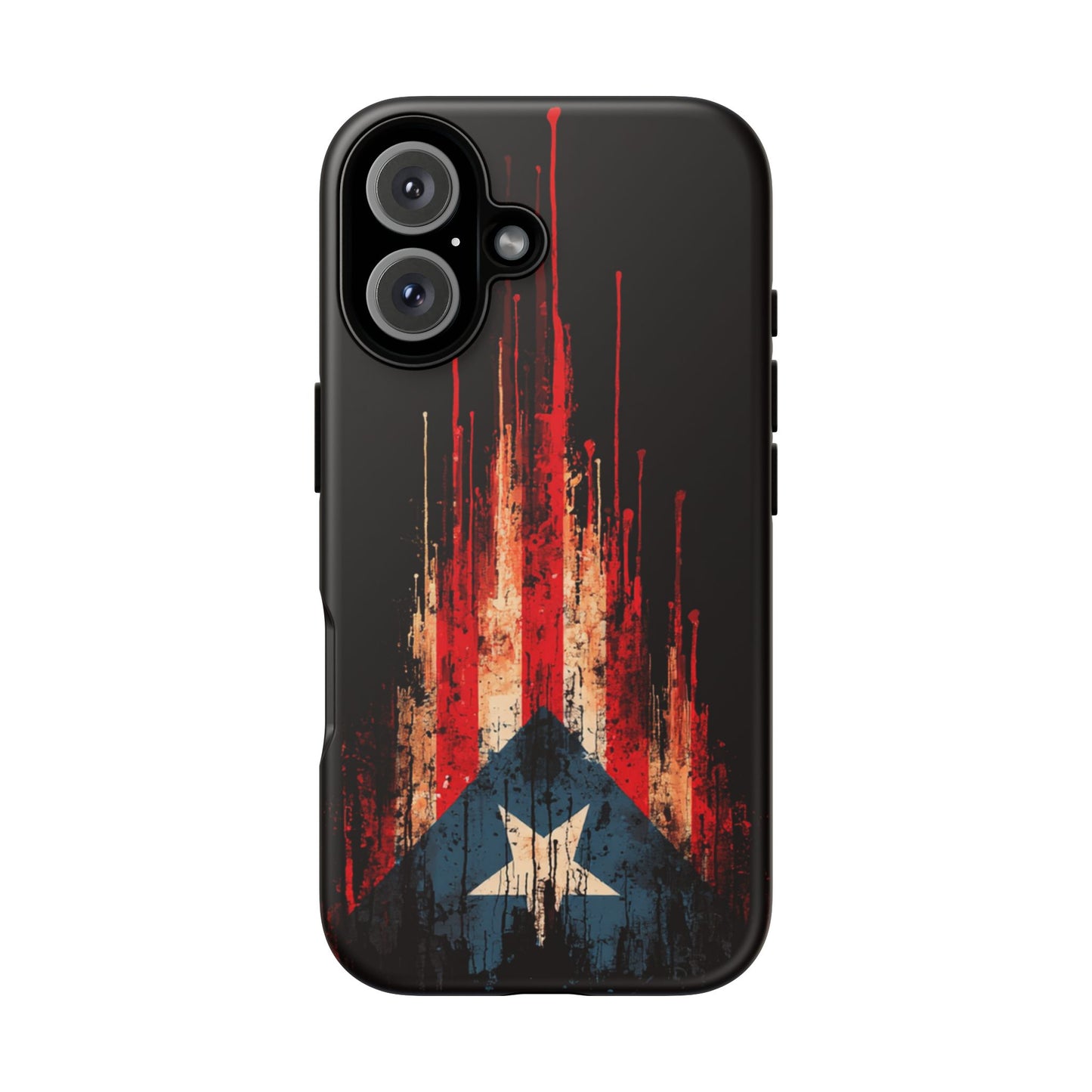 Puerto Rico Flag Phone Case | Distressed Puerto Rican Flag Tough Case | Boricua Pride Protective iPhone Samsung Cover