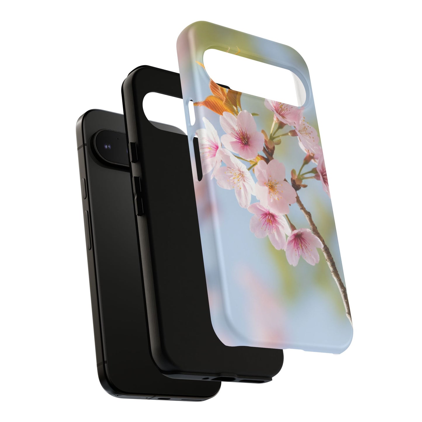 Cherry Blossom Phone Case – Pink Floral Tough Case (iPhone, Samsung Galaxy, Pixel)