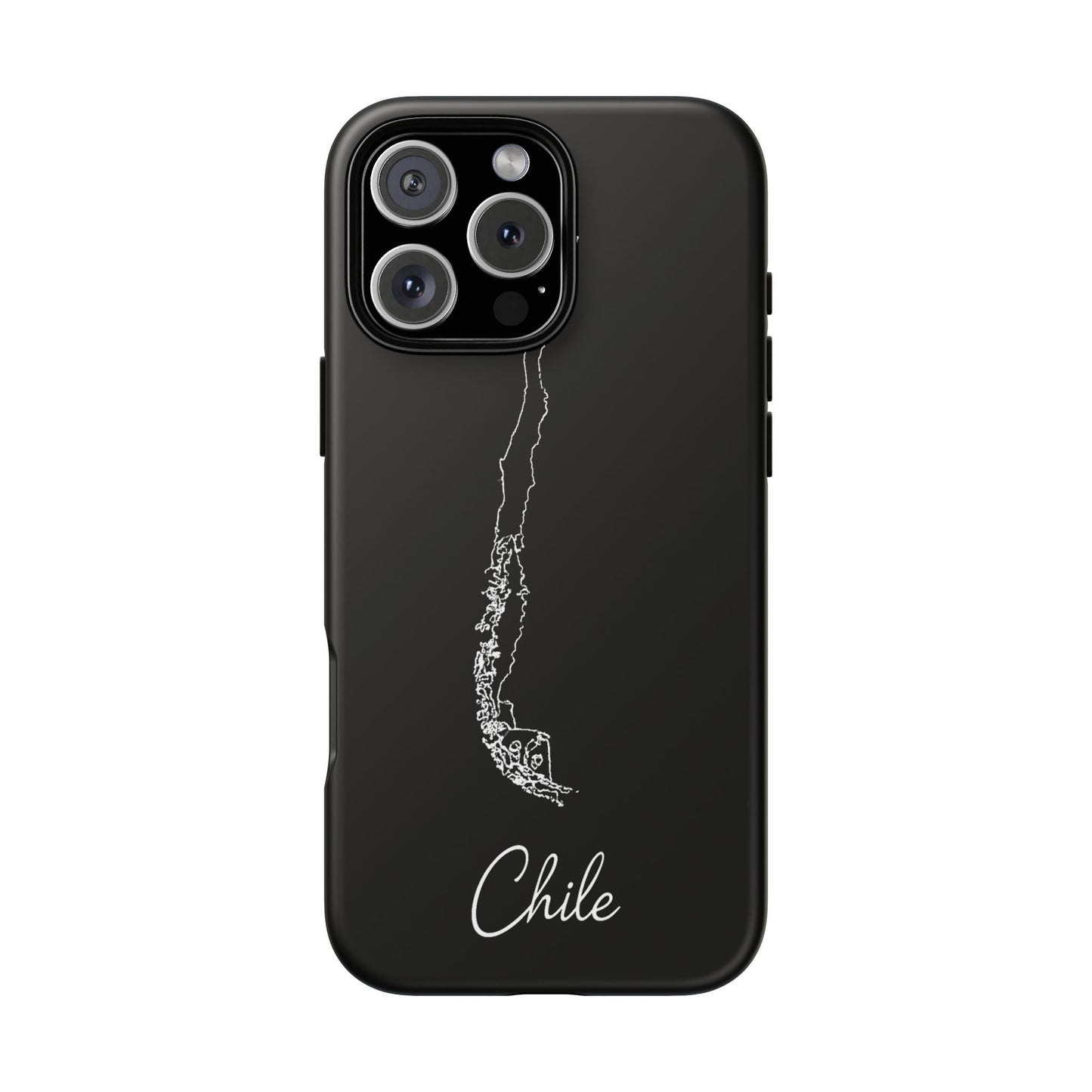Chile Outline Phone Case – Minimal Country Map Tough Case (iPhone, Samsung, Pixel)